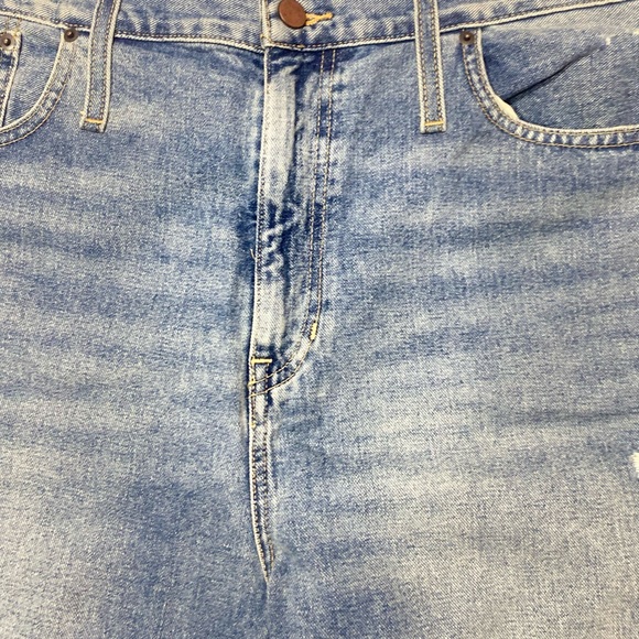 Something Navy High Rise Cigarette Ankle Slightly Distressed Jean NWT Size 18/34 - Picture 15 of 16